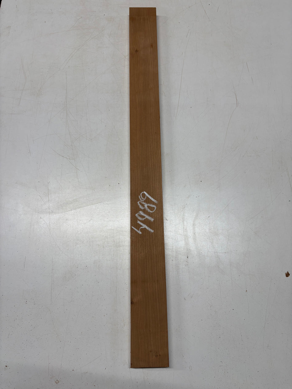1 Piece, Cherry Guitar Neck Blank 36"x 3"x 1"#4989