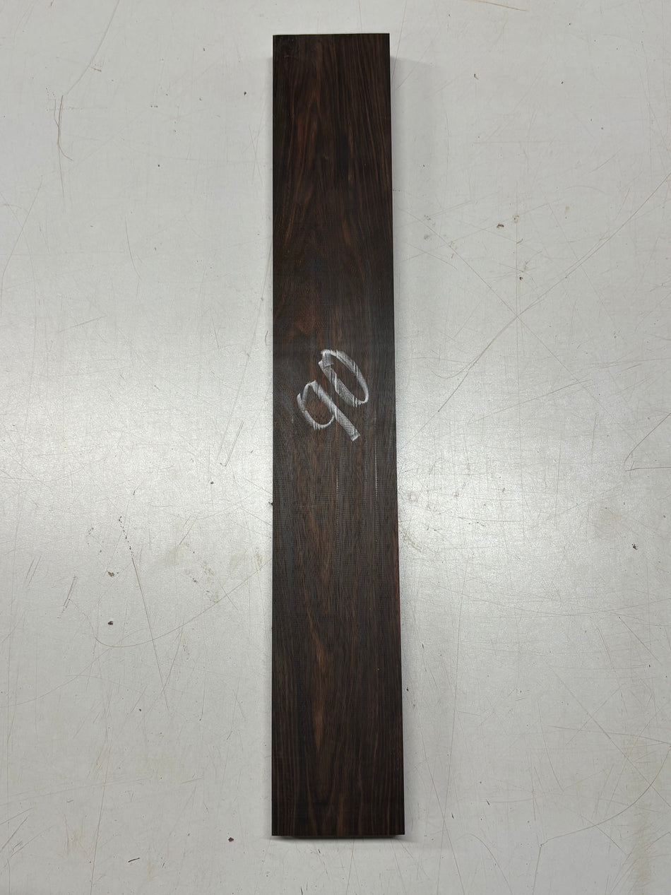 1 Piece, Brazilian Rosewood Lumber Board Blank 19-1/2" x 2-7/8" x 7/8" #90