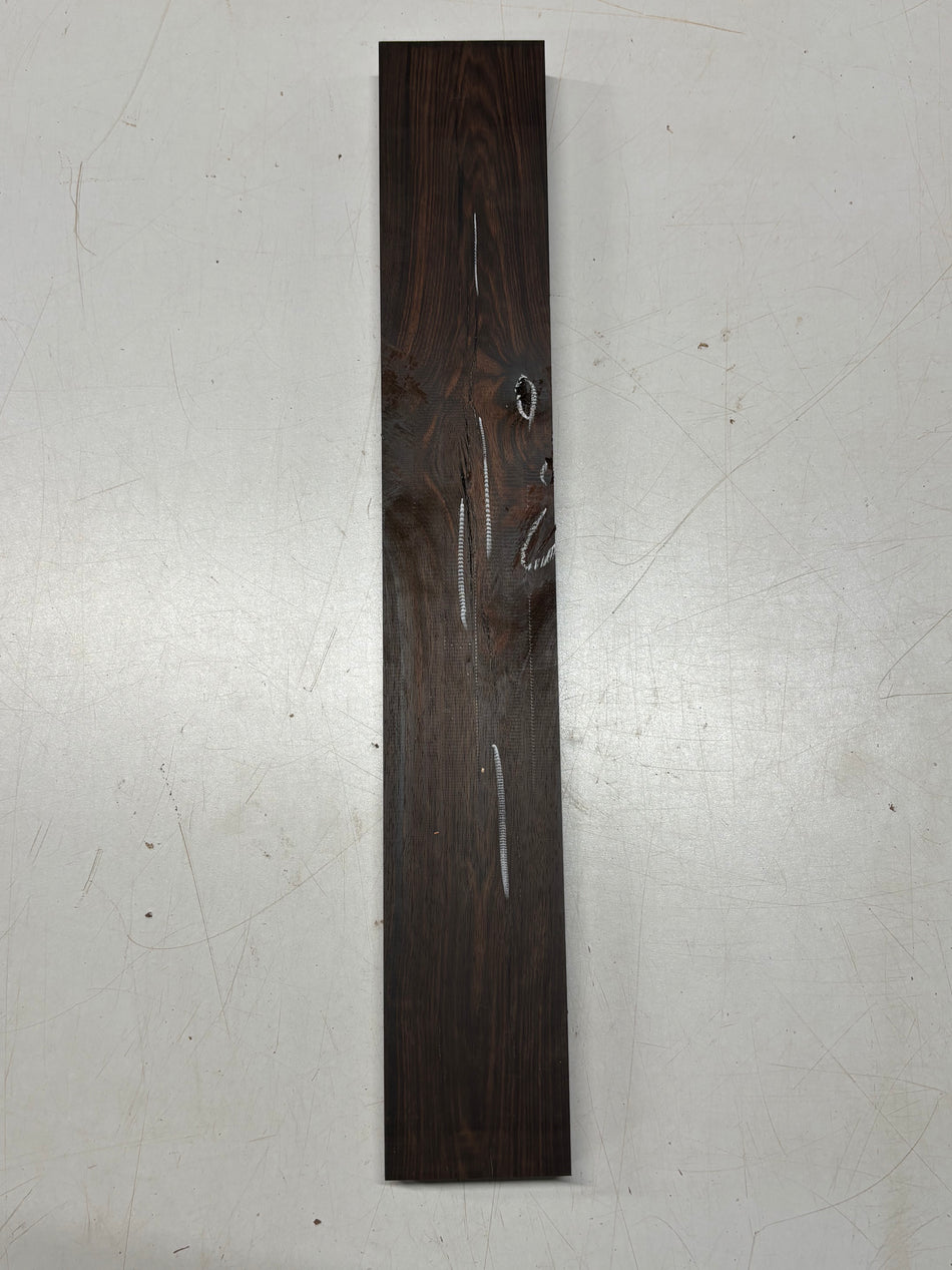 1 Piece, Brazilian Rosewood Lumber Board Blank 19-1/2" x 2-7/8" x 7/8" #90