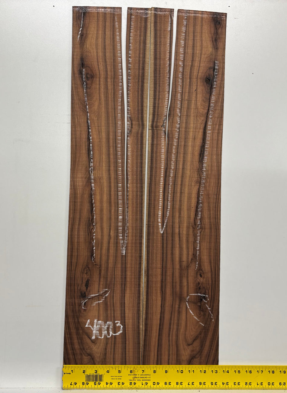 Pau Ferro Jumbo Guitar Side Defective Set #4003