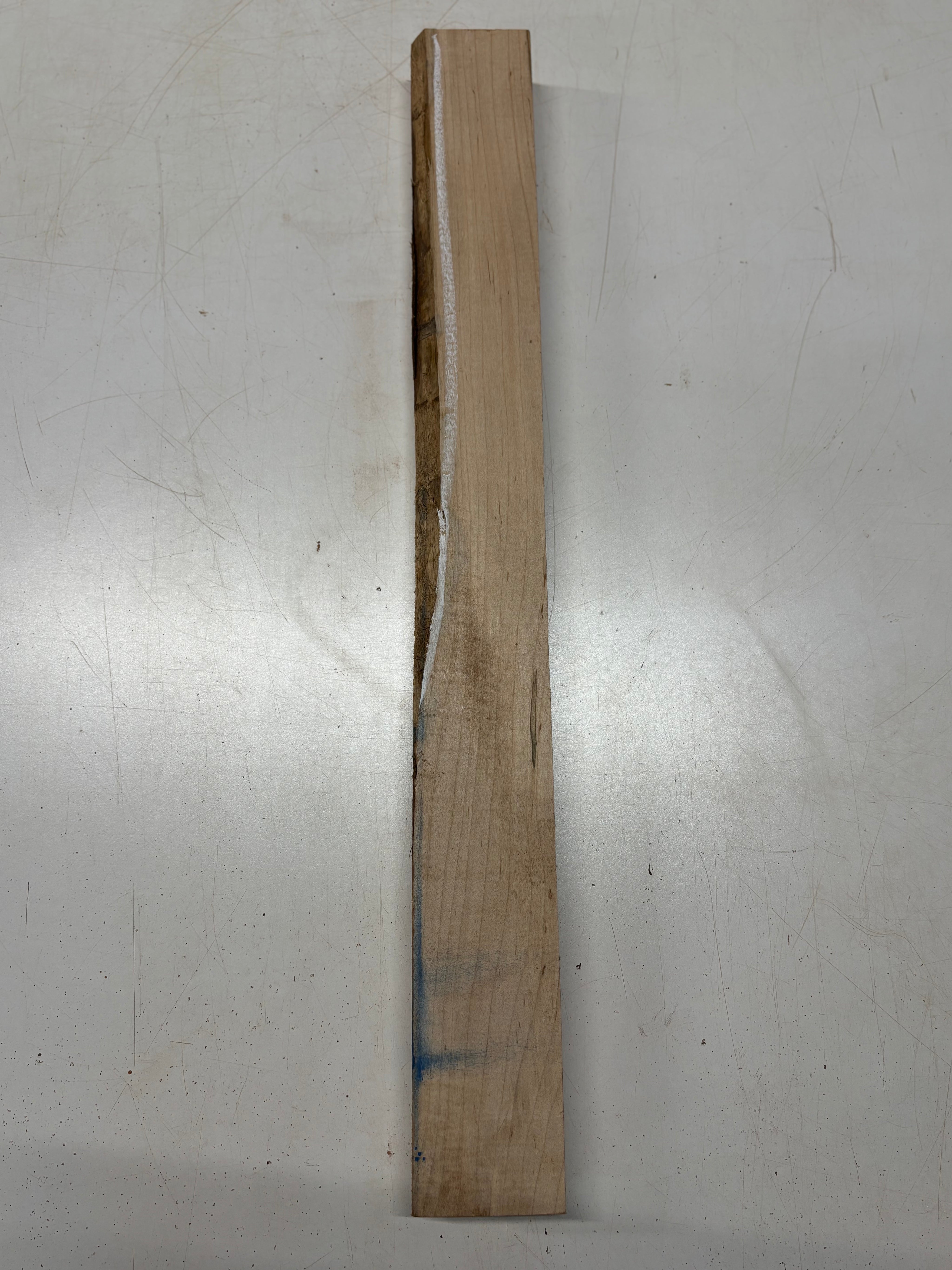 1 Piece, Ambrosia Maple Guitar Neck Blank  28"x3"x1-7/8"#8362 - Exotic Wood Zone