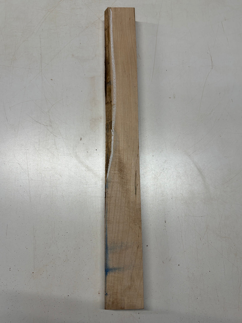 1 Piece, Ambrosia Maple Guitar Neck Blank  28"x3"x1-7/8"#8362 - Exotic Wood Zone