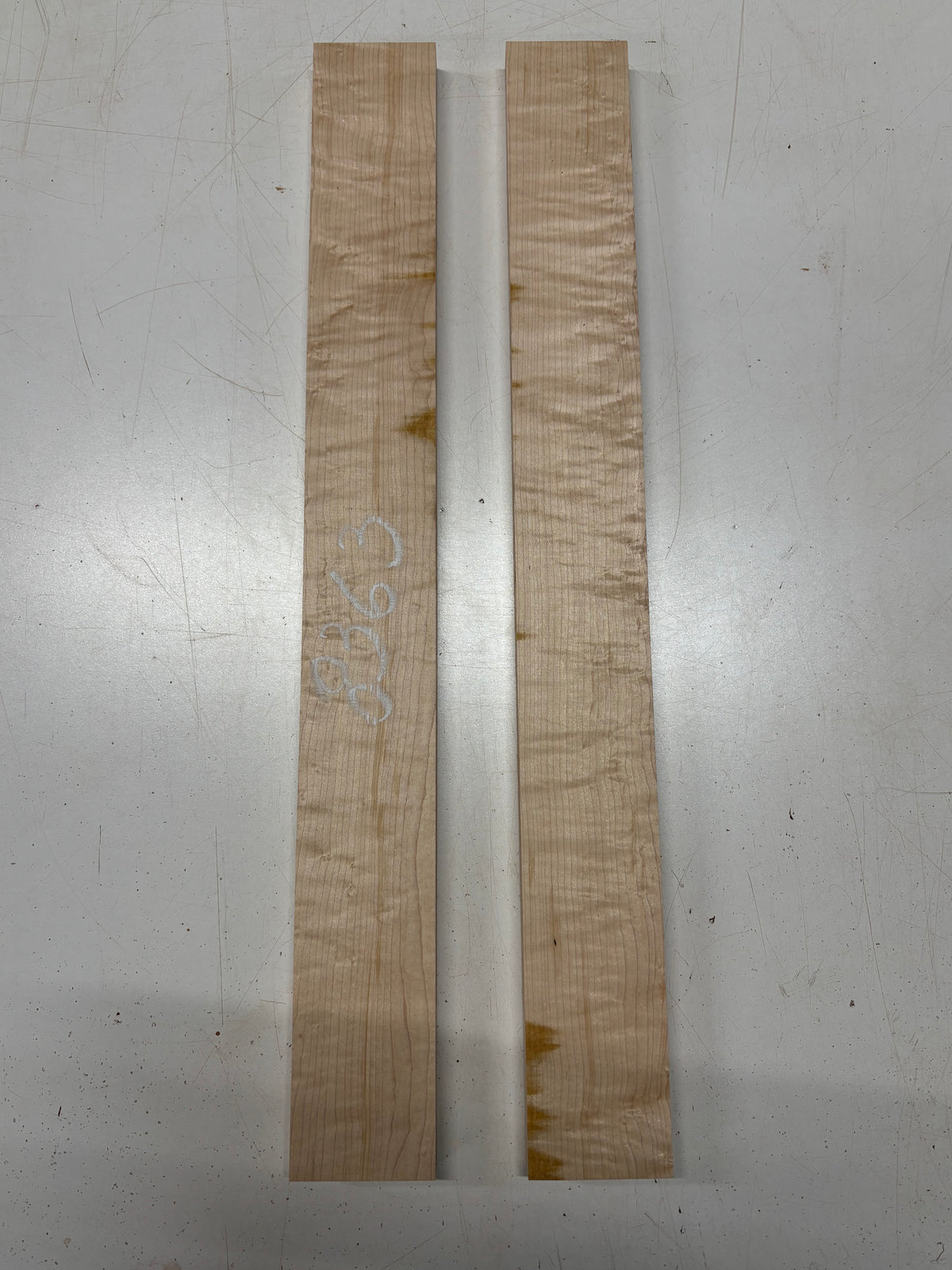 2 Pack, Flame Birdseye Maple Thin Stock Lumber 24"x2-3/4"x3/4"#8363 - Exotic Wood Zone