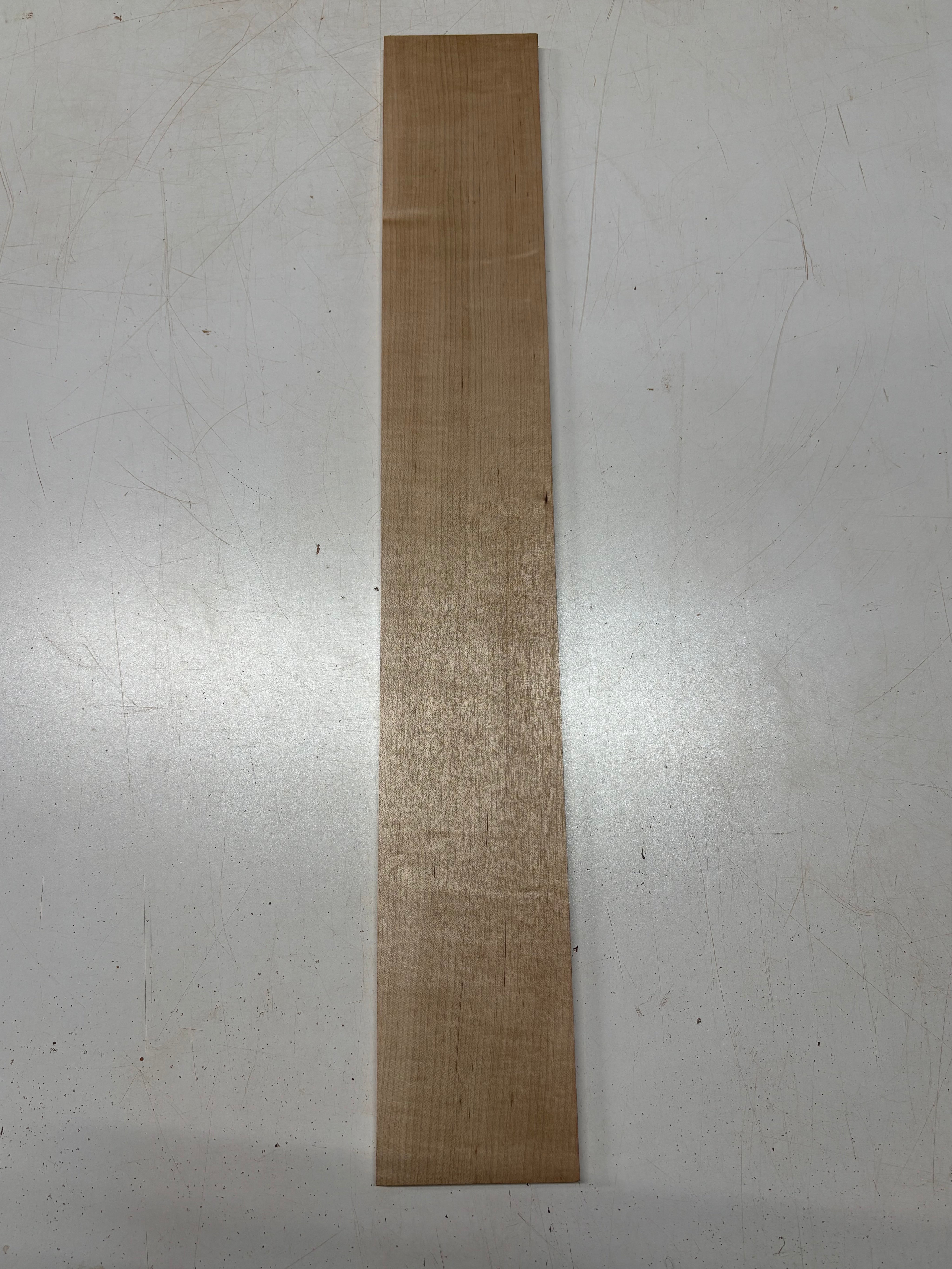 1 Piece, Hard Maple Thin Stock Lumber 30"x4-1/2"x1/2"#8364 - Exotic Wood Zone