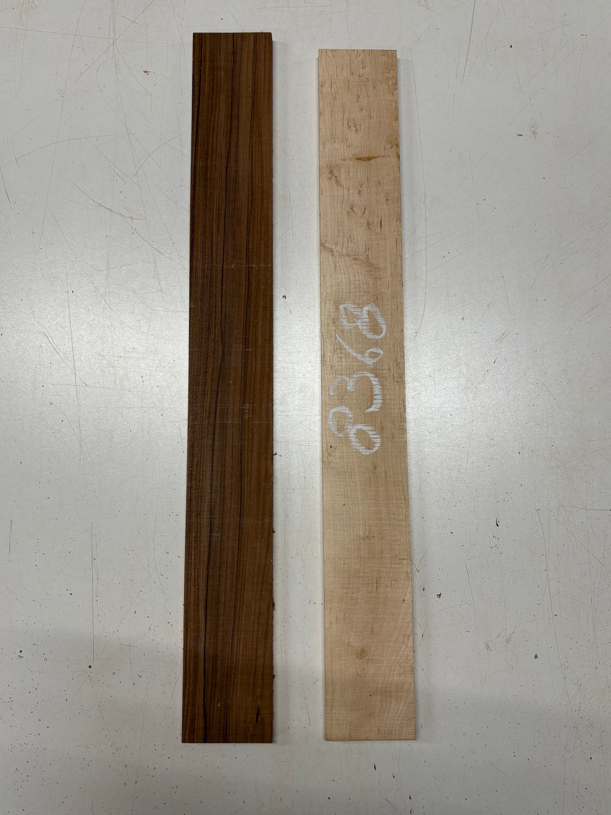 2 Pack, 2 Species Birdseye Maple + Santos Rosewood Thin Stock Lumber  #8368 - Exotic Wood Zone