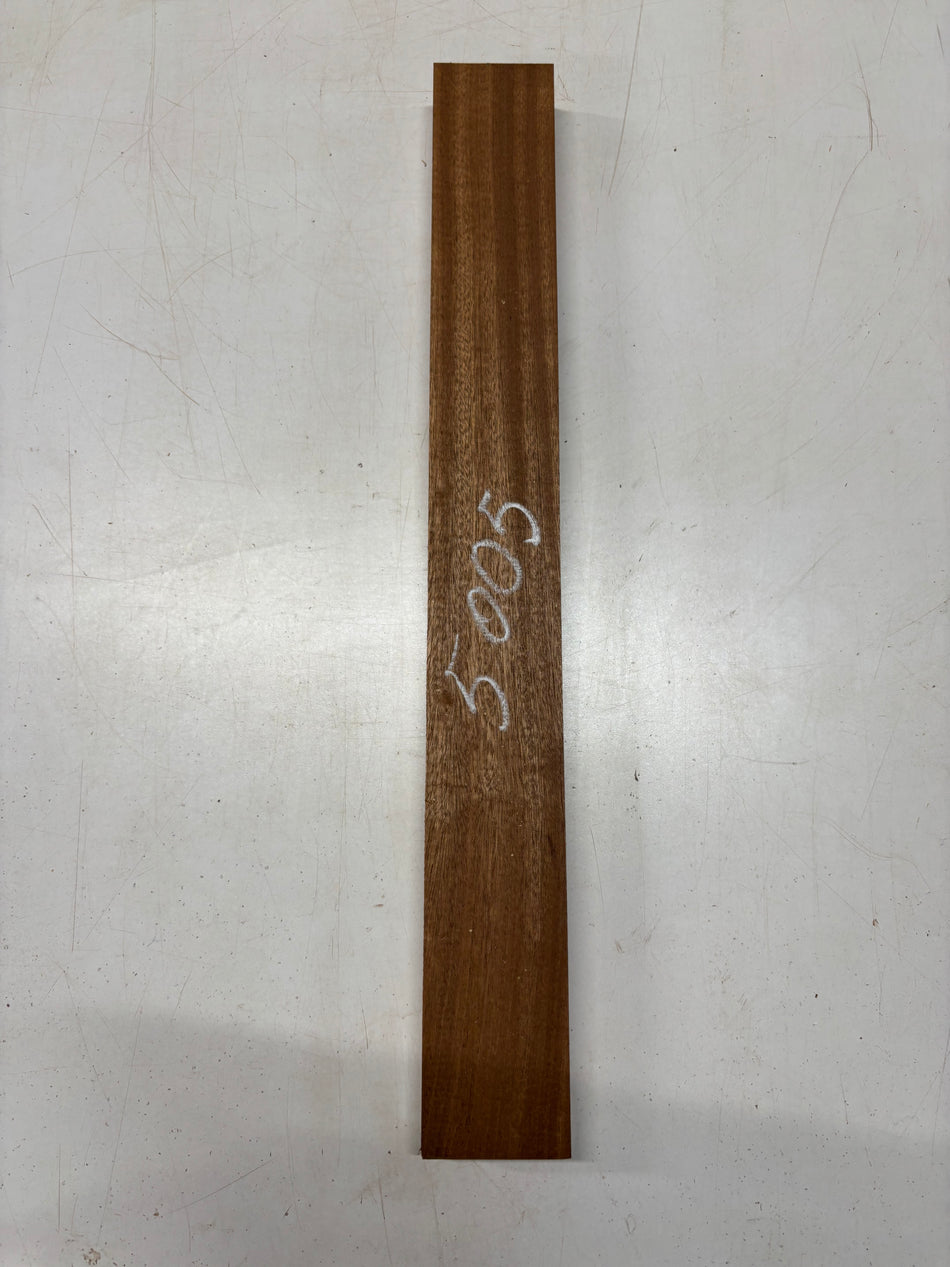 1 Piece, Sapele Guitar Neck Blank 24" x 2-7/8" x 1-3/8" #5005