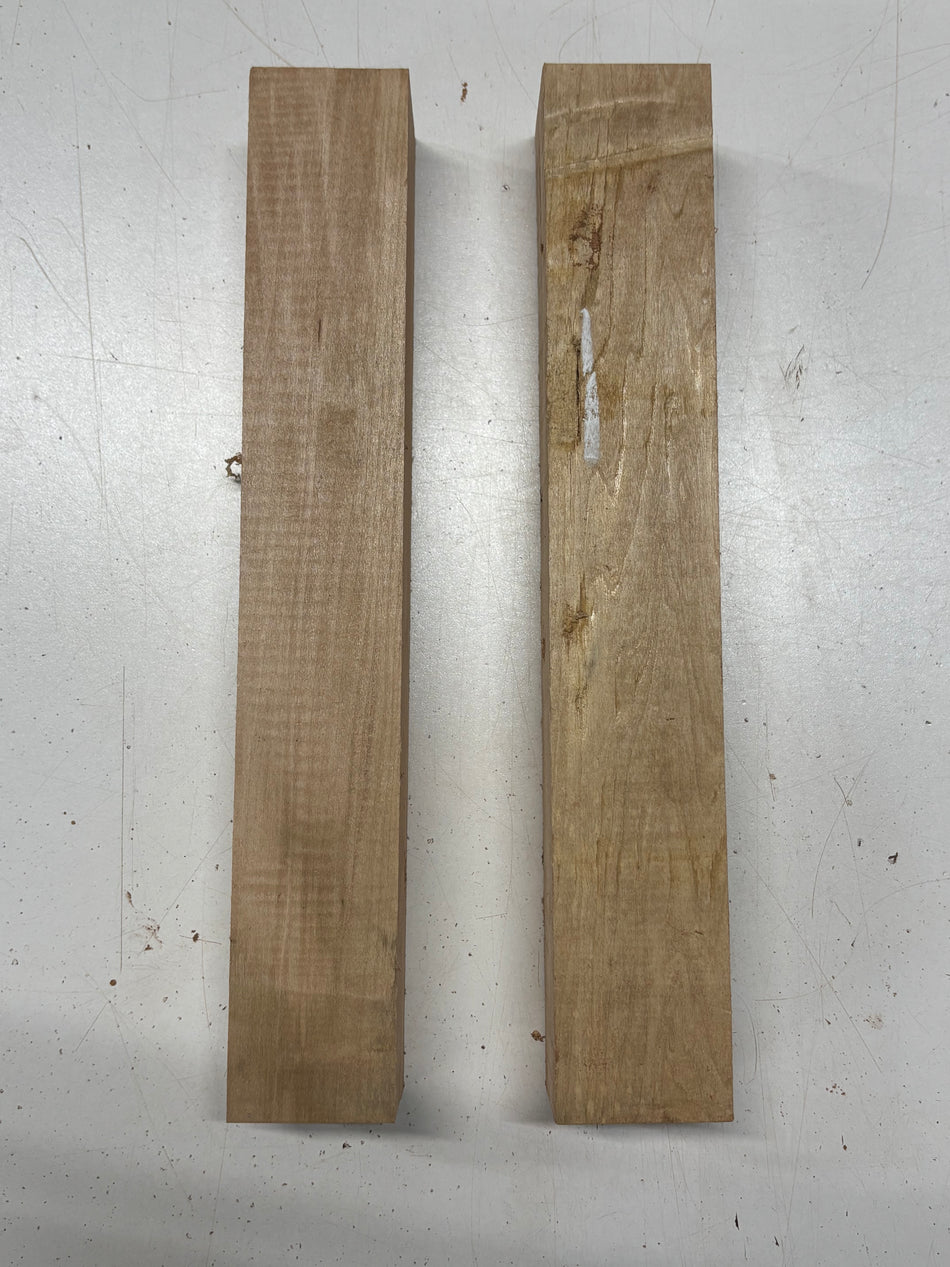2 Pack, Basswood Turning Wood Blanks  12-1/2"x2"x2"#8373 - Exotic Wood Zone