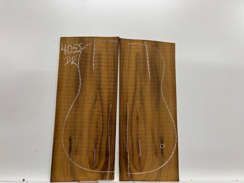 Pau Ferro Dreadnought Guitar Back Defective Set #4055