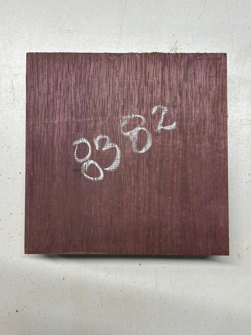 1 Piece, Purpleheart Bowl Blank 7"x7"x2"#8382 - Exotic Wood Zone