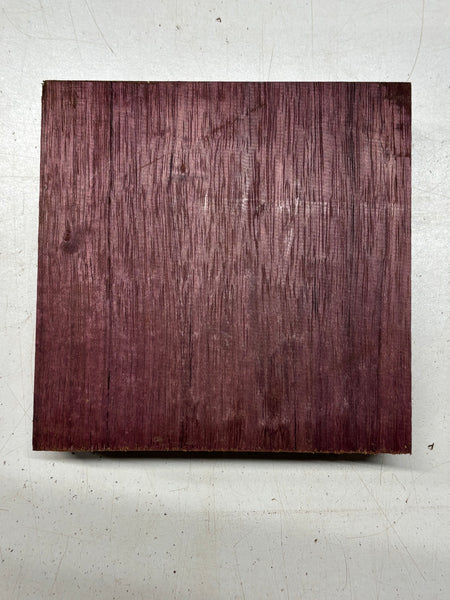 1 Piece, Purpleheart Bowl Blank 7"x7"x2"#8382 - Exotic Wood Zone
