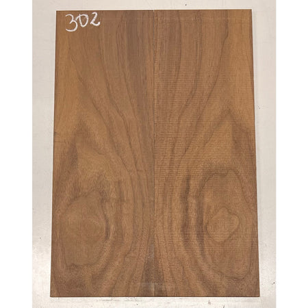 Black Walnut Bookmatched Guitar Drop Tops 21" x 7-1/4" x 1/4" #302 - Exotic Wood Zone - Buy online Across USA 