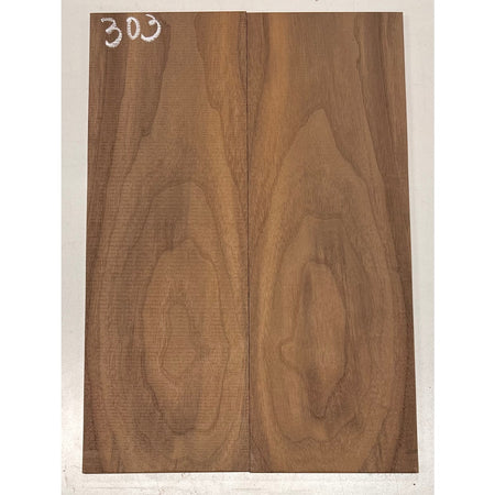 Black Walnut Bookmatched Guitar Drop Tops 21" x 7-1/4" x 1/4" #303 - Exotic Wood Zone - Buy online Across USA 