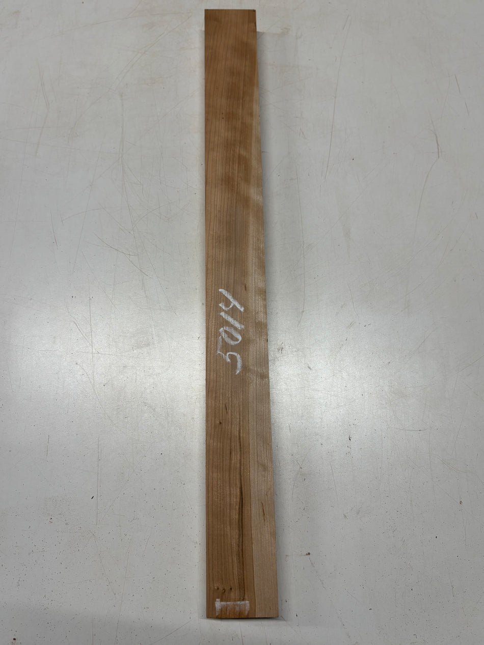 1 Piece, Cherry Guitar Neck Blank  32" x 3" x 1-1/2" #5014 Exotic Wood Zone 
