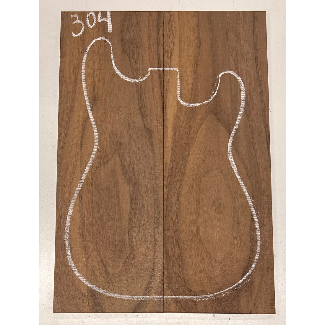 Black Walnut Bookmatched Guitar Drop Tops 21" x 7-1/4" x 1/4" #304 - Exotic Wood Zone - Buy online Across USA 