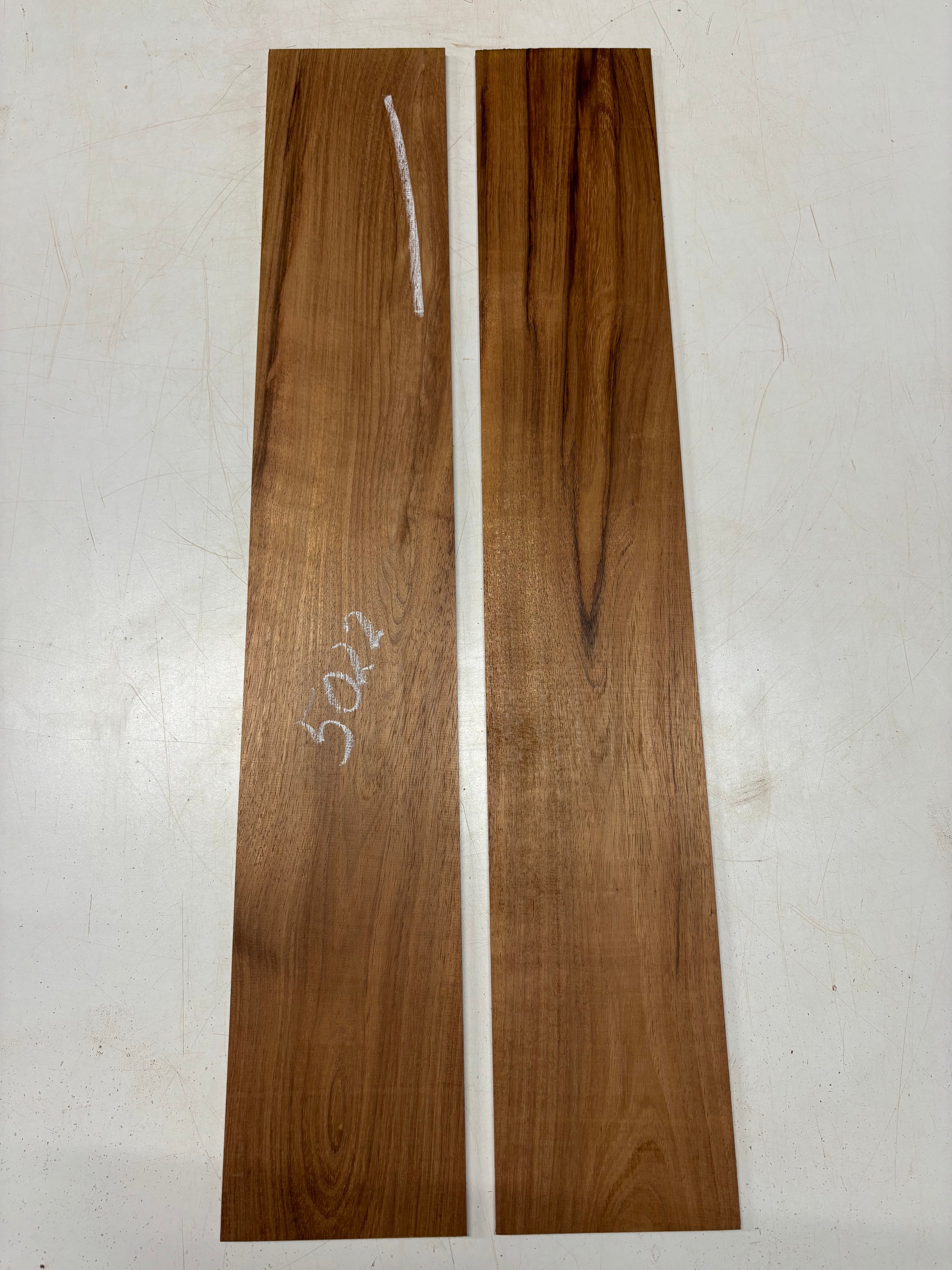 2 Pack, Caribbean Walnut Thin Stock Lumber 36" x 6" x 1/4" #5022 Exotic Wood Zone 