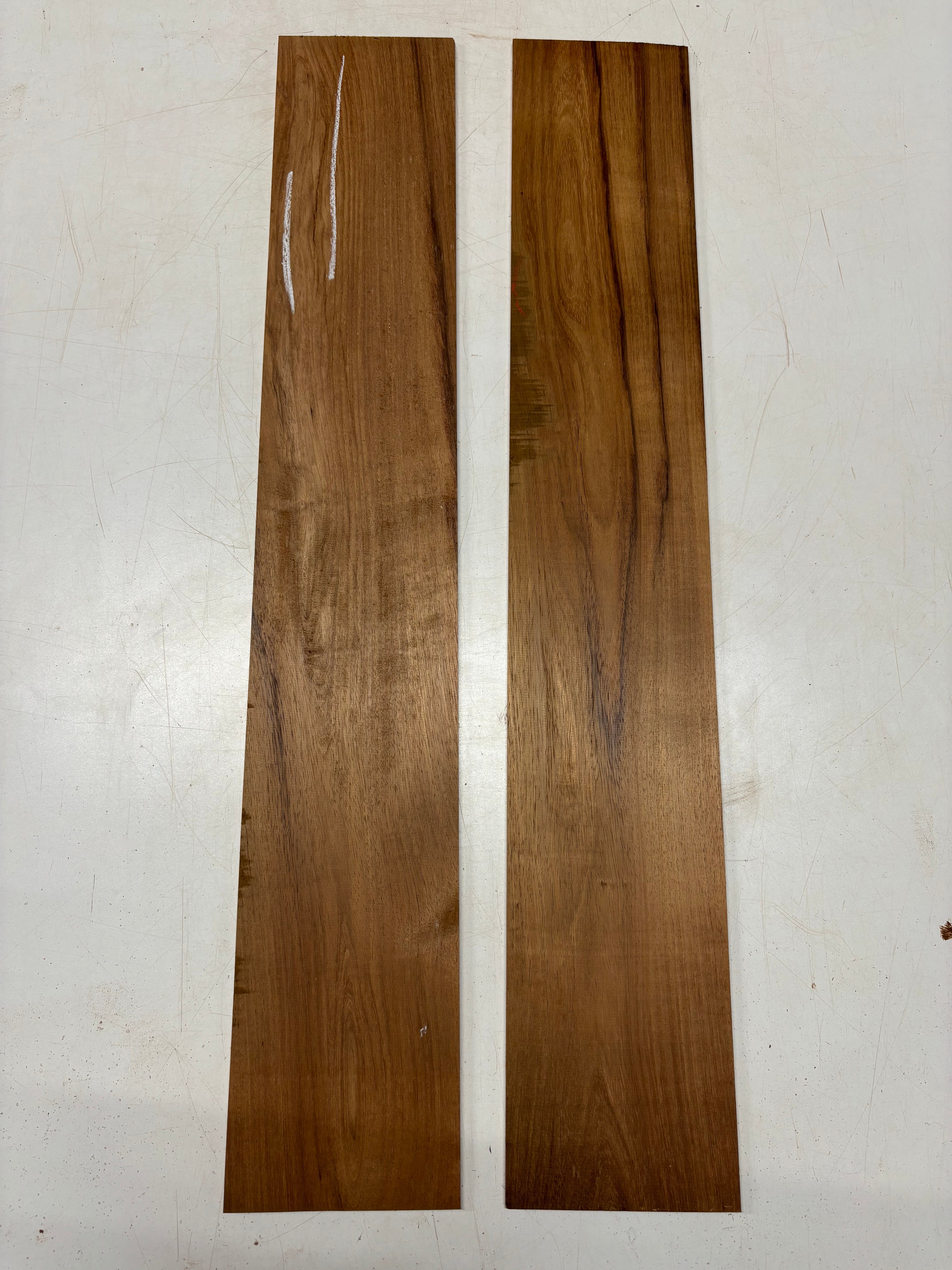 2 Pack, Caribbean Walnut Thin Stock Lumber 36" x 6" x 1/4" #5022 Exotic Wood Zone 