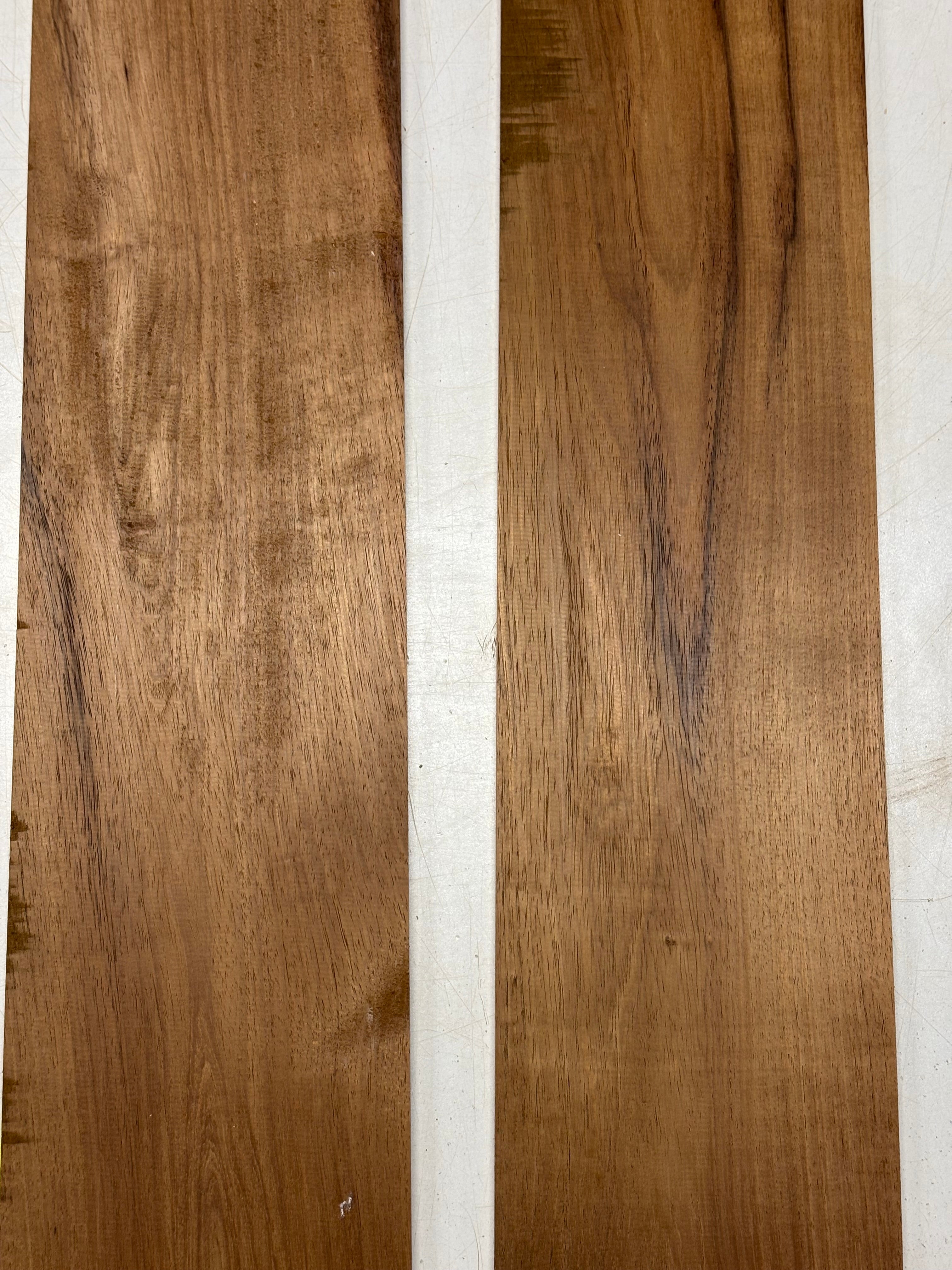 2 Pack, Caribbean Walnut Thin Stock Lumber 36" x 6" x 1/4" #5022 Exotic Wood Zone 