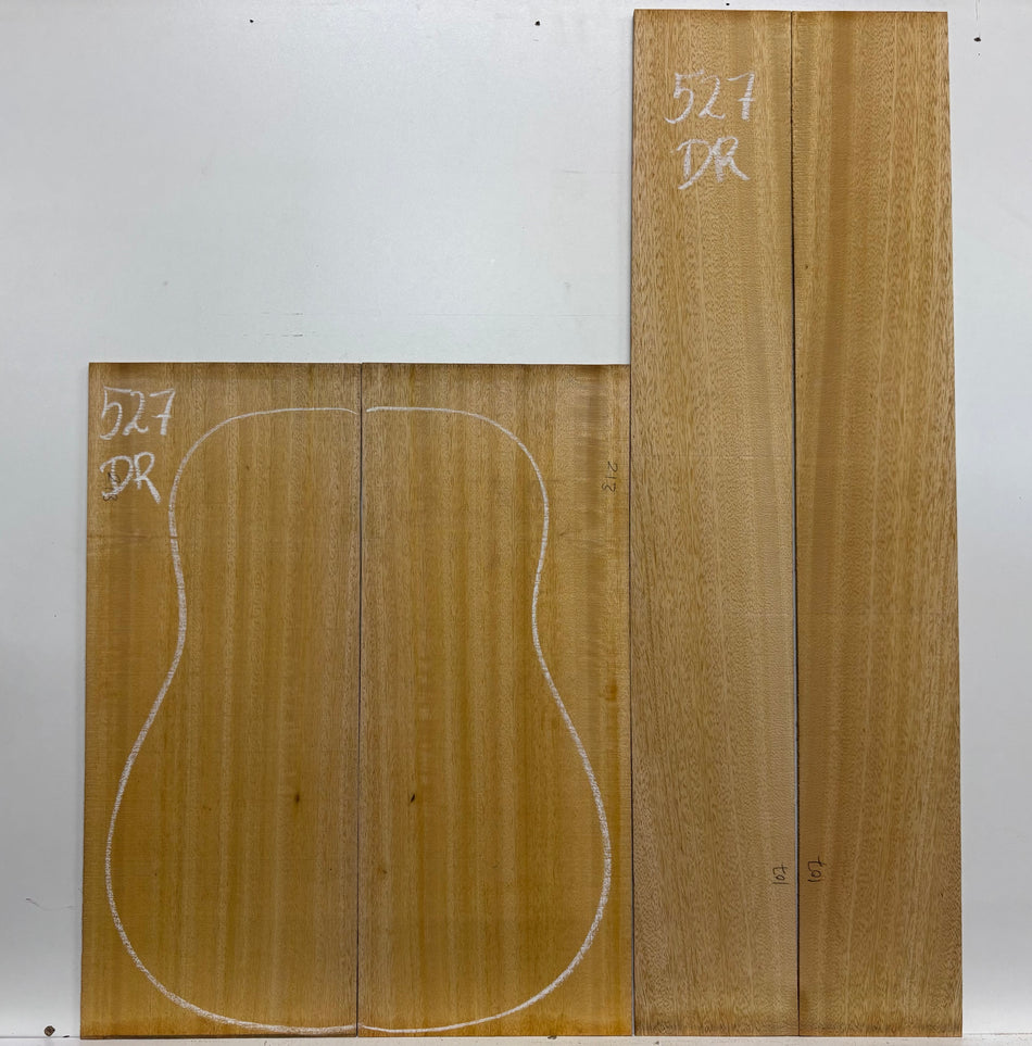 Golden Mango Dreadnought Guitar Back and Side Set #527