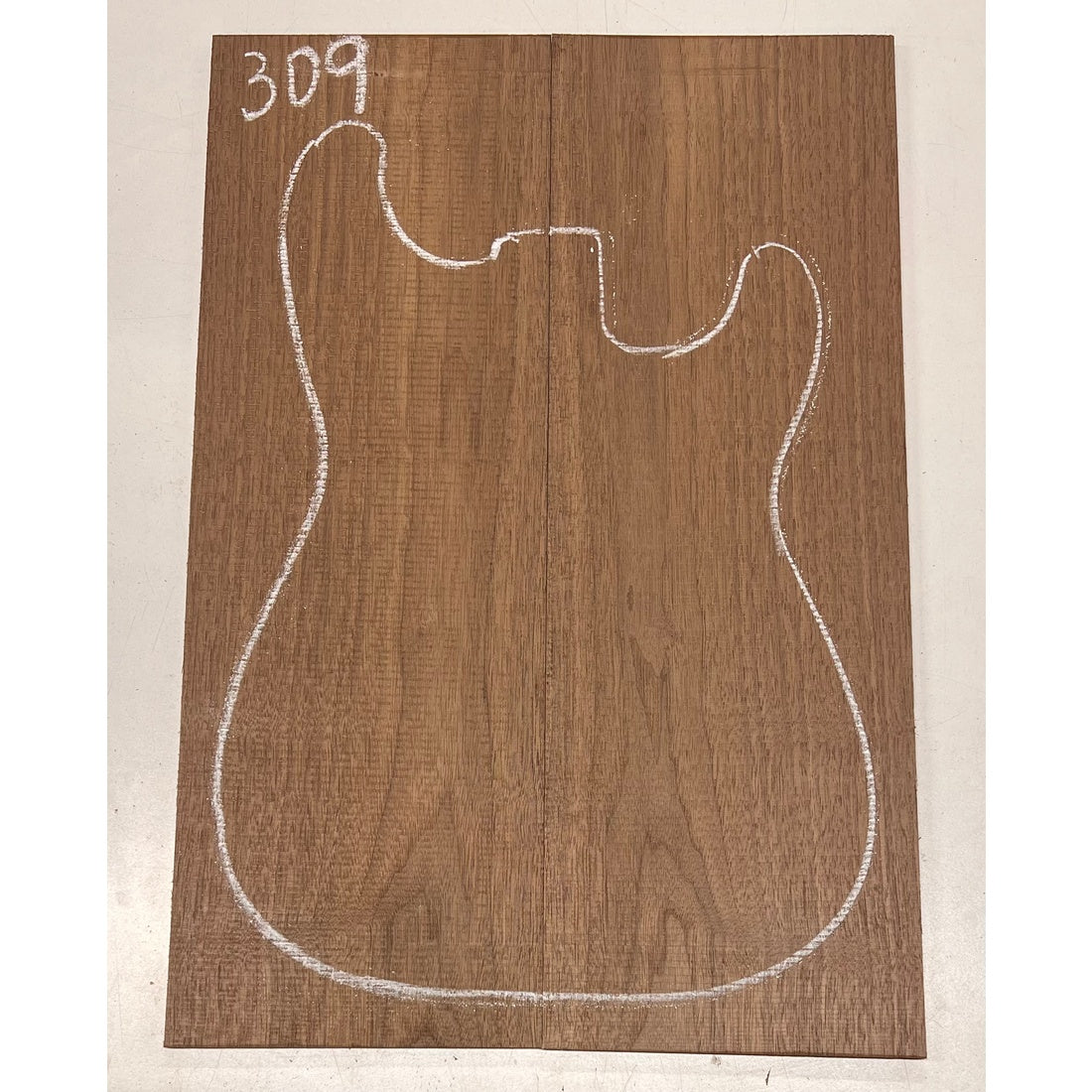 Black Walnut Bookmatched Guitar Drop Tops 21" x 7-1/4" x 1/4" #309 - Exotic Wood Zone - Buy online Across USA 