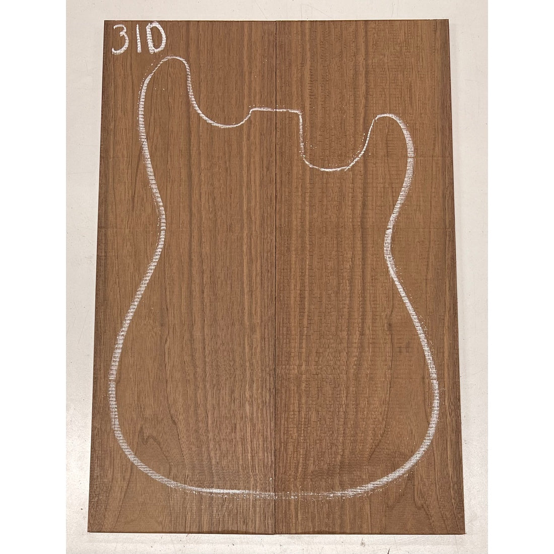 Black Walnut Bookmatched Guitar Drop Tops 21" x 7-1/4" x 1/4" #310 - Exotic Wood Zone - Buy online Across USA 