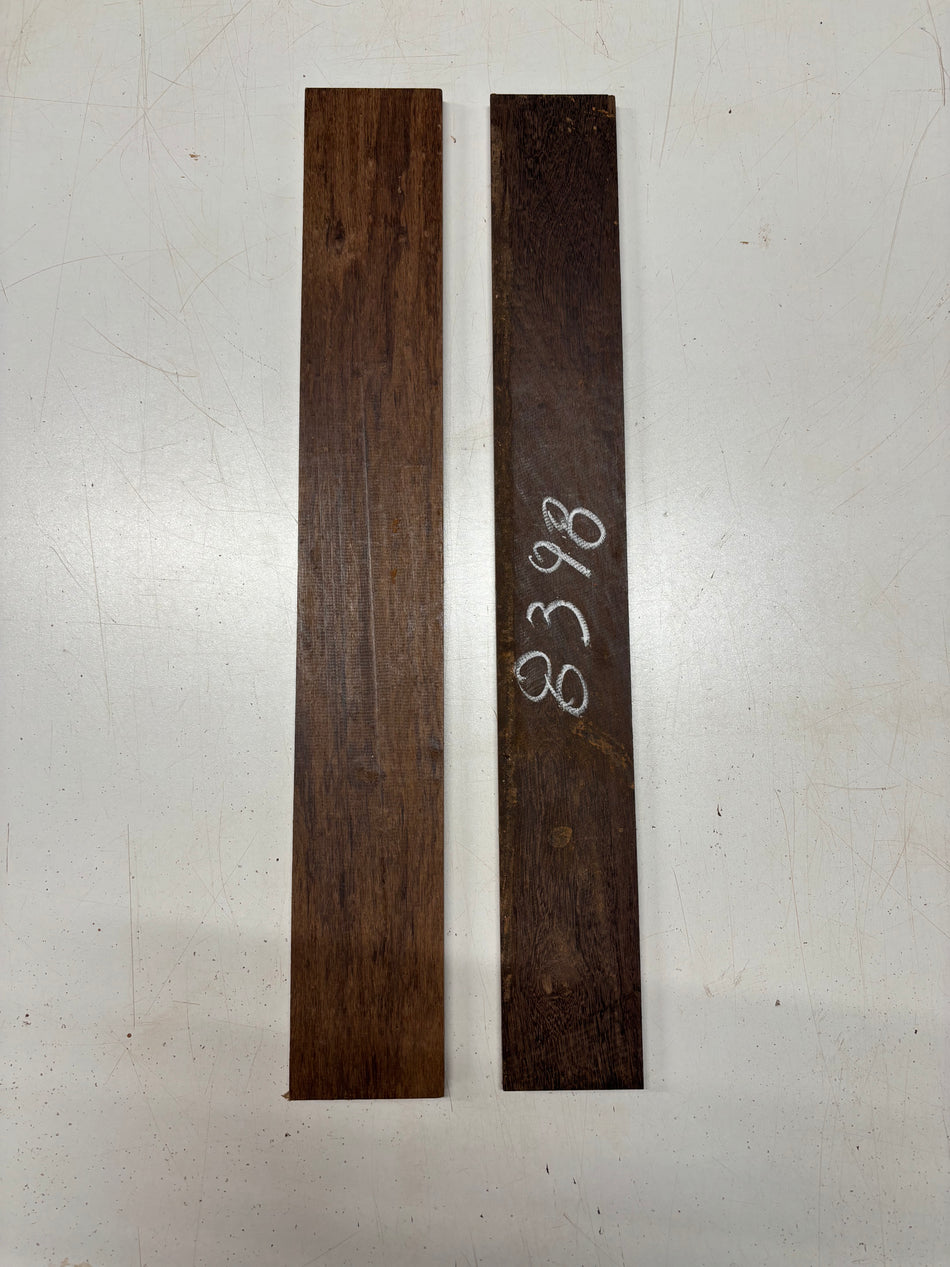 2 Pack, 2 Species Katalox + Granadillo Fingerboard Blanks  #8398 - Exotic Wood Zone