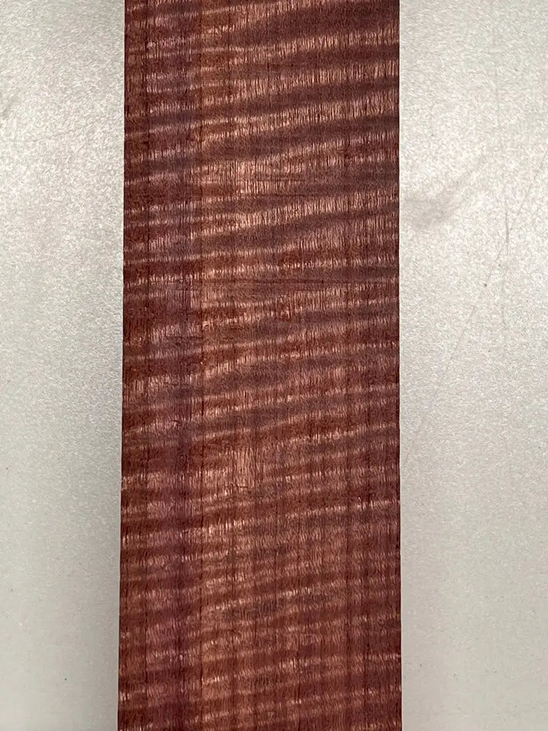 Curly Flame Purpleheart Wood Knife Blanks/Knife Scales Bookmatched 5"x1-1/2"x3/8" - Exotic Wood Zone - Buy online Across USA 