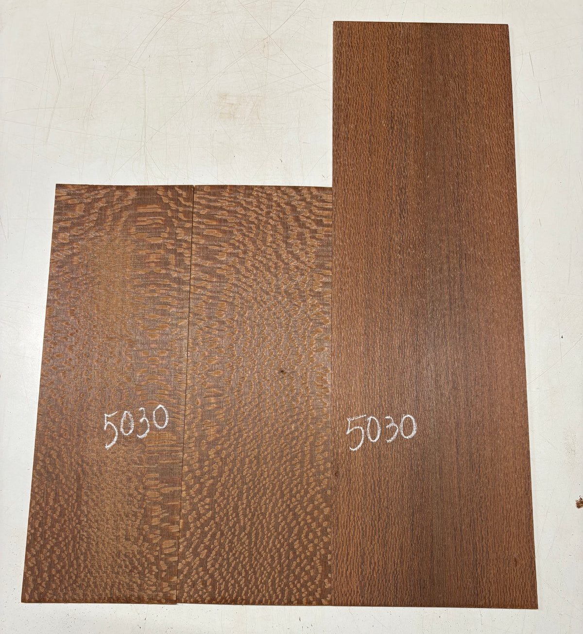 Leopardwood Parlor Guitar Back And Side Set  #5030 Exotic Wood Zone 