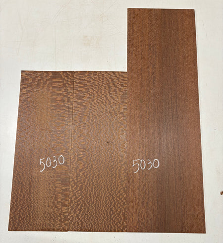 Leopardwood Parlor Guitar Back And Side Set  #5030 Exotic Wood Zone 