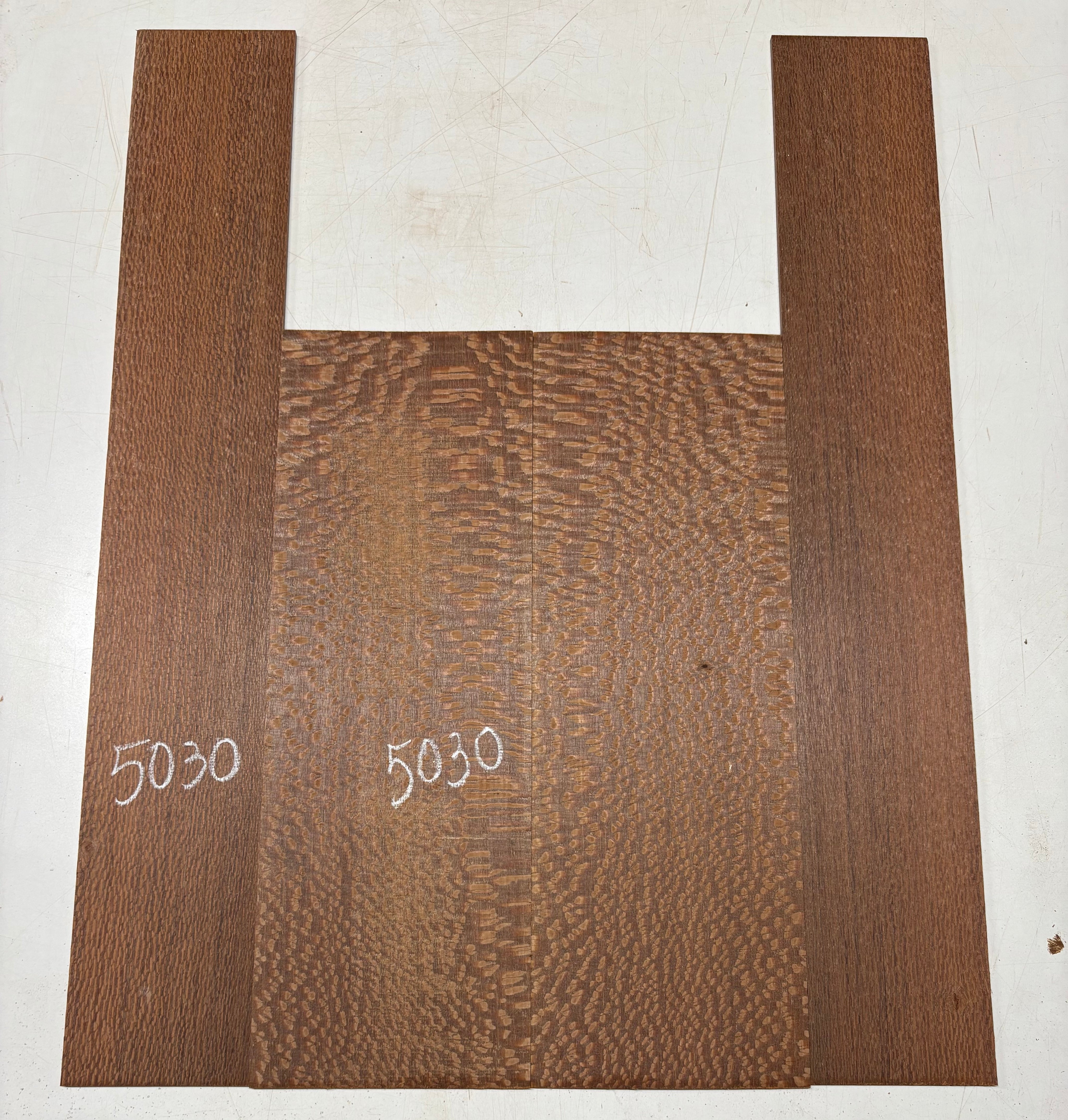 Leopardwood Parlor Guitar Back And Side Set  #5030 Exotic Wood Zone 