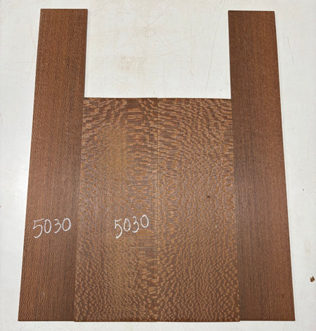 Leopardwood Parlor Guitar Back And Side Set  #5030 Exotic Wood Zone 