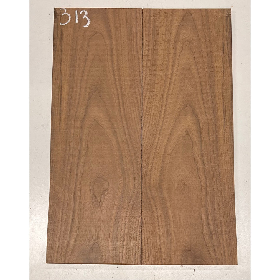 Black Walnut Bookmatched Guitar Drop Tops 21" x 7-1/4" x 1/4" #313 - Exotic Wood Zone - Buy online Across USA 