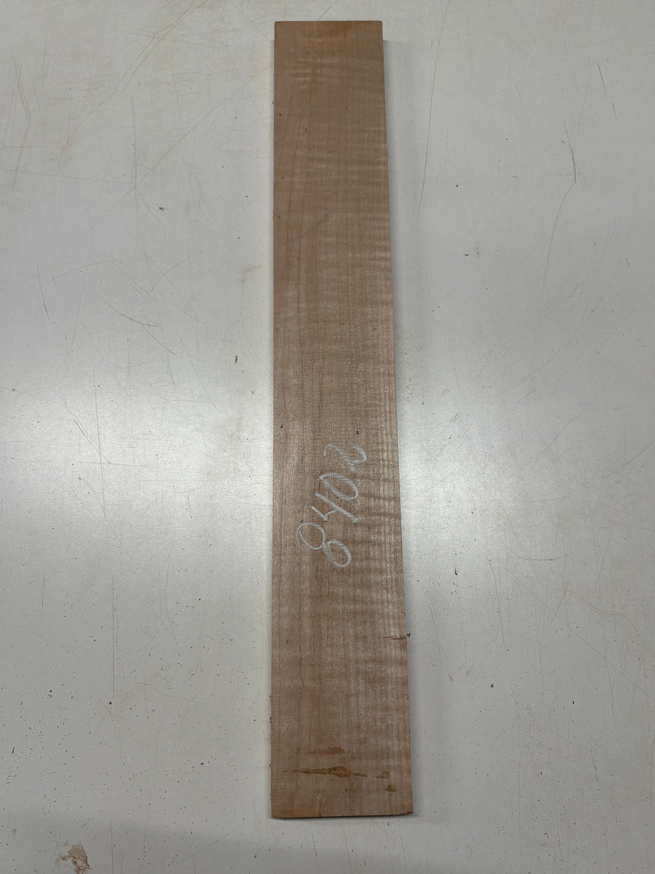 1 Piece, Flame Hard Maple Guitar Neck Blank  30"x4-1/2"x1" #8402 - Exotic Wood Zone