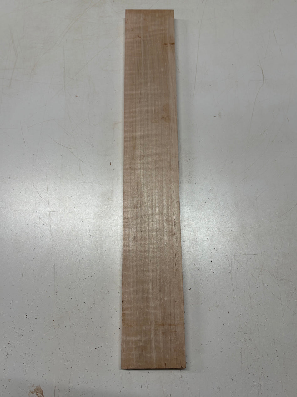 1 Piece, Flame Hard Maple Guitar Neck Blank  30"x4-1/2"x1" #8402 - Exotic Wood Zone