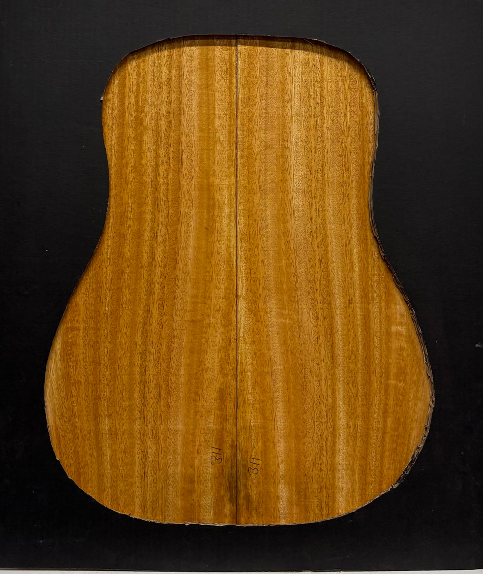 Golden Mango Dreadnought Guitar Back and Side Set #531