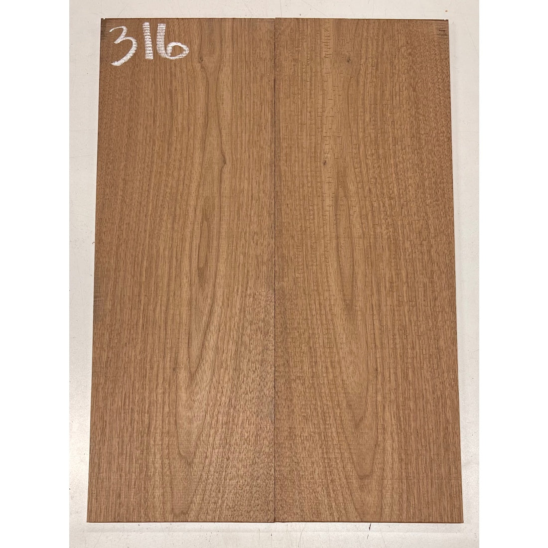 Black Walnut Bookmatched Guitar Drop Tops 21" x 7-1/4" x 1/4" #316 - Exotic Wood Zone - Buy online Across USA 