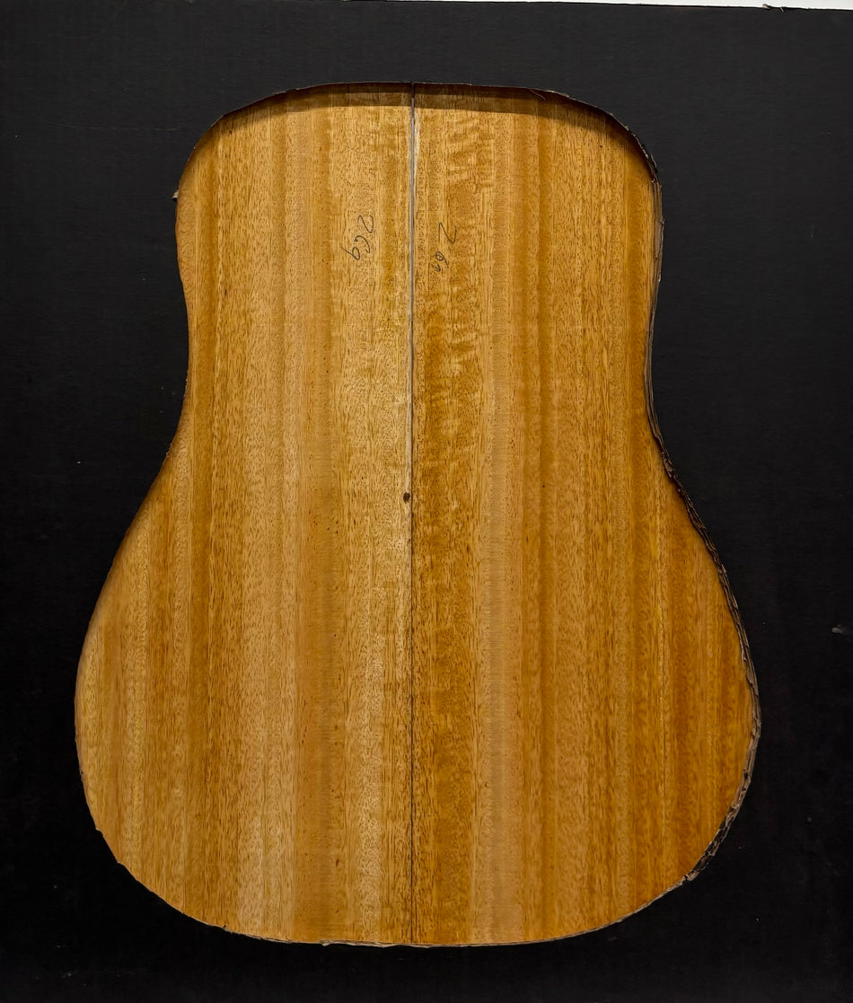 Golden Mango Dreadnought Guitar Back and Side Set #534