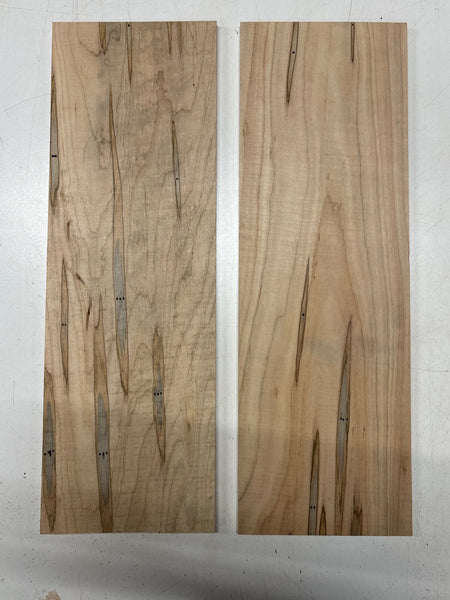 2 Pack, Ambrosia Maple Thin Stock Lumber 21"x7"x1/4" #8410 - Exotic Wood Zone