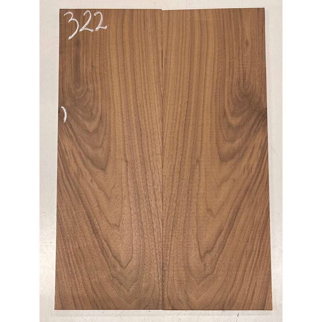 Black Walnut Bookmatched Guitar Drop Tops 21" x 7-1/4" x 1/4" #322 - Exotic Wood Zone - Buy online Across USA 