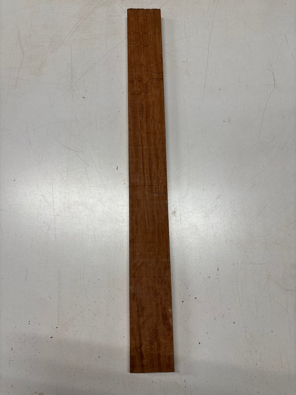 1 Piece, Flame Bubinga Guitar Neck Blank 29"x3"x1" #8421 - Exotic Wood Zone