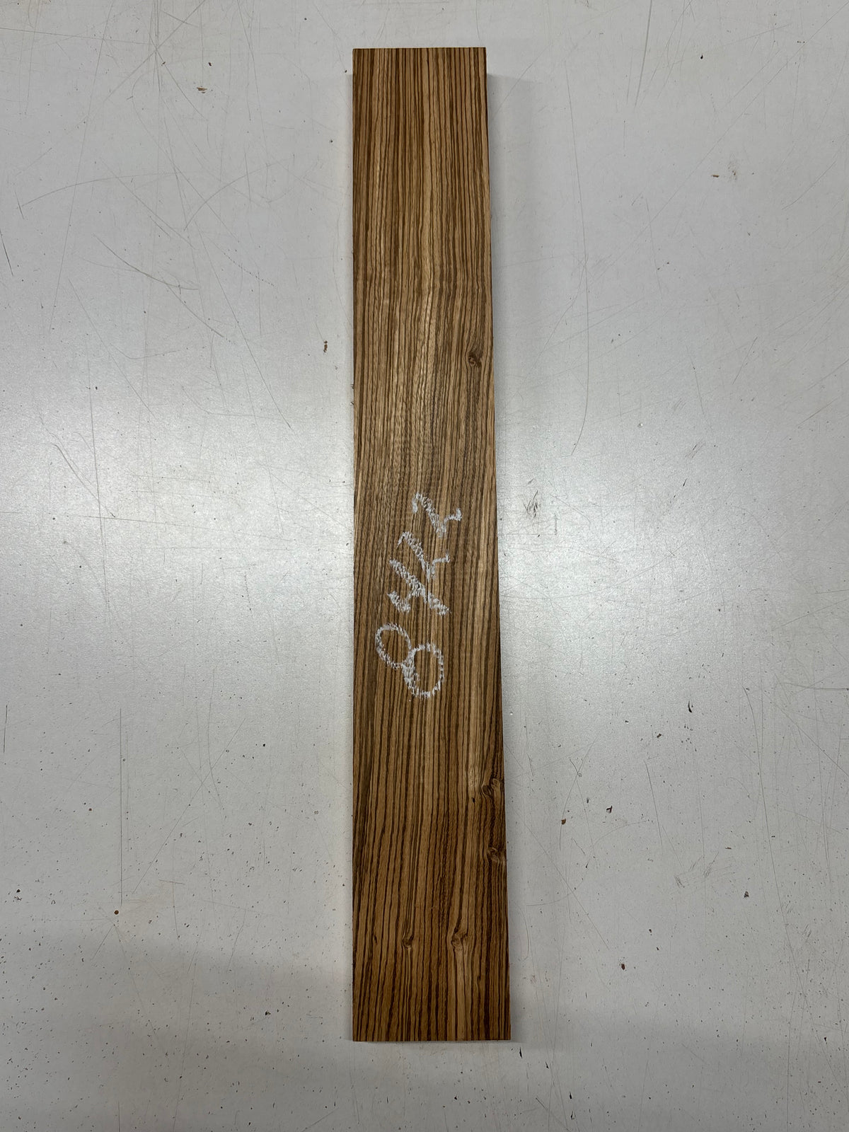 1 Piece, Zebrawood Thin Stock Lumber 21"x3"x3/4" #8422 - Exotic Wood Zone