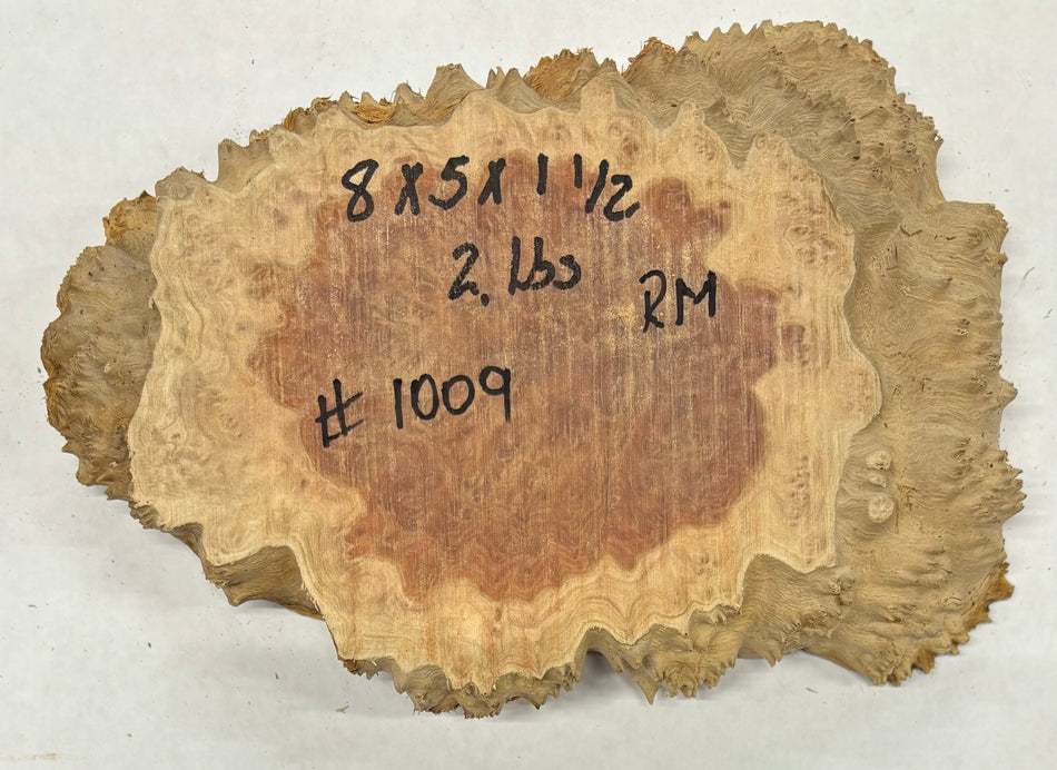 Red Mallee Burl Cookies - 8" x 5" x 1-1/2" #1009
