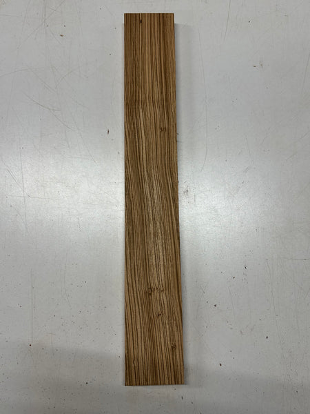 1 Piece, Zebrawood Thin Stock Lumber 21"x3"x3/4" #8422 - Exotic Wood Zone