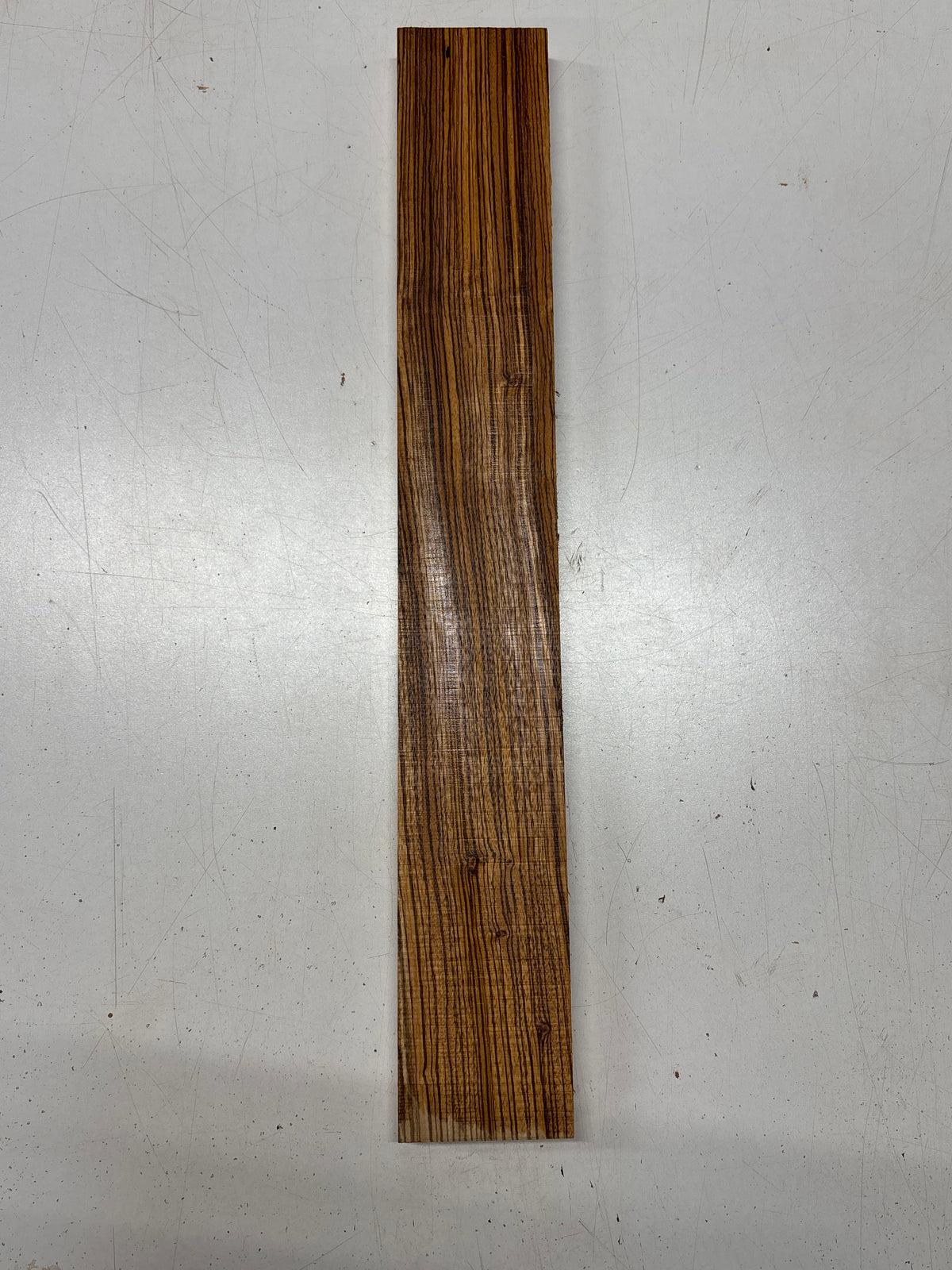 1 Piece, Zebrawood Thin Stock Lumber 21"x3"x3/4" #8422 - Exotic Wood Zone