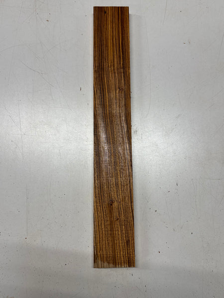 1 Piece, Zebrawood Thin Stock Lumber 21"x3"x3/4" #8422 - Exotic Wood Zone