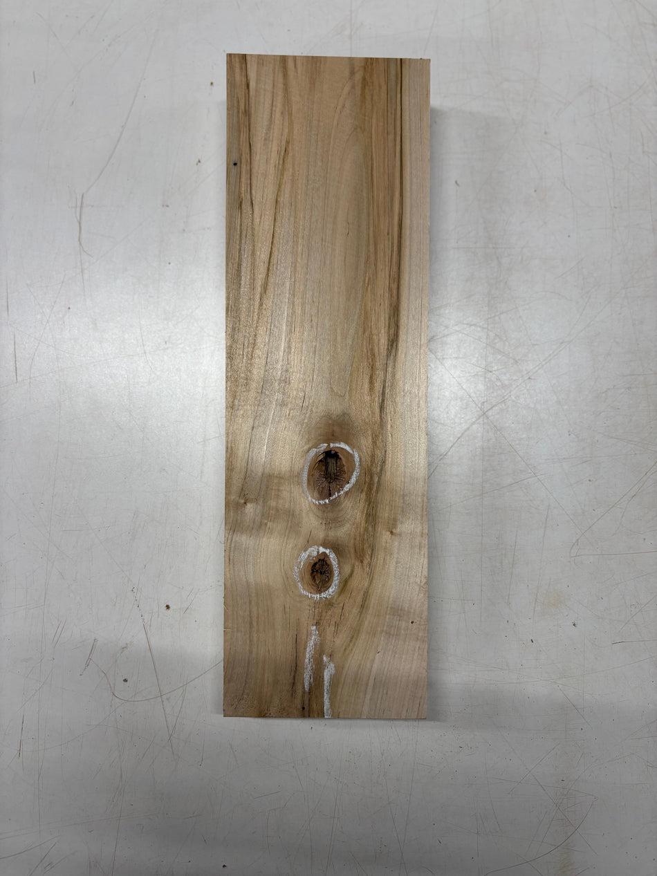 1 Piece, Ambrosia, Lumber Board Blank 17" x 5" x 1-7/8"#4178 Exotic Wood Zone 