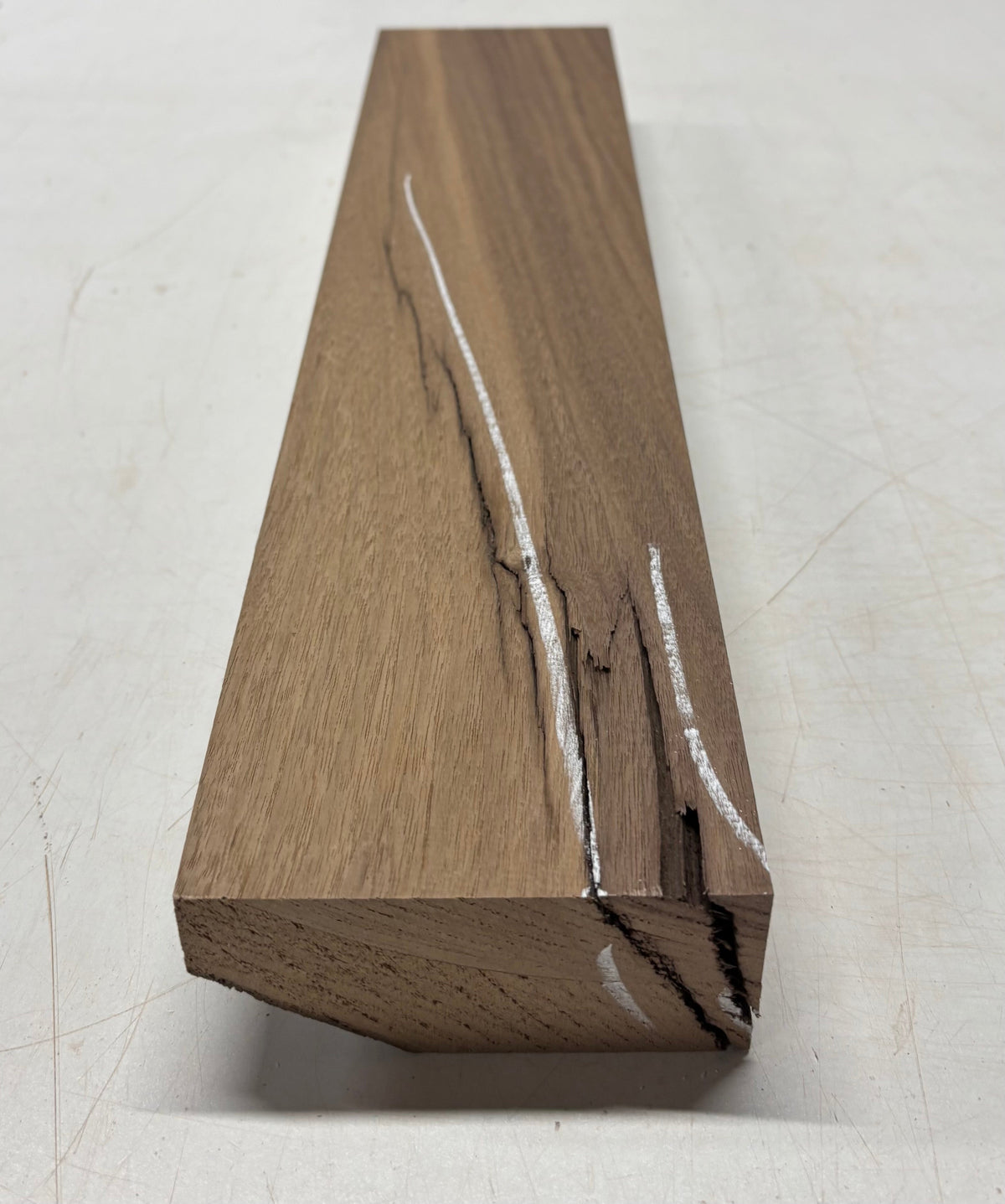 1 Piece, Walnut, Lumber Board Blank  21" x 3-1/2" × 1-7/8"#4181 Exotic Wood Zone 