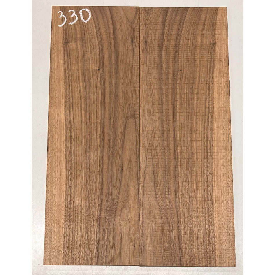 Black Walnut Bookmatched Guitar Drop Tops 21" x 7-1/4" x 1/4" #330 - Exotic Wood Zone - Buy online Across USA 