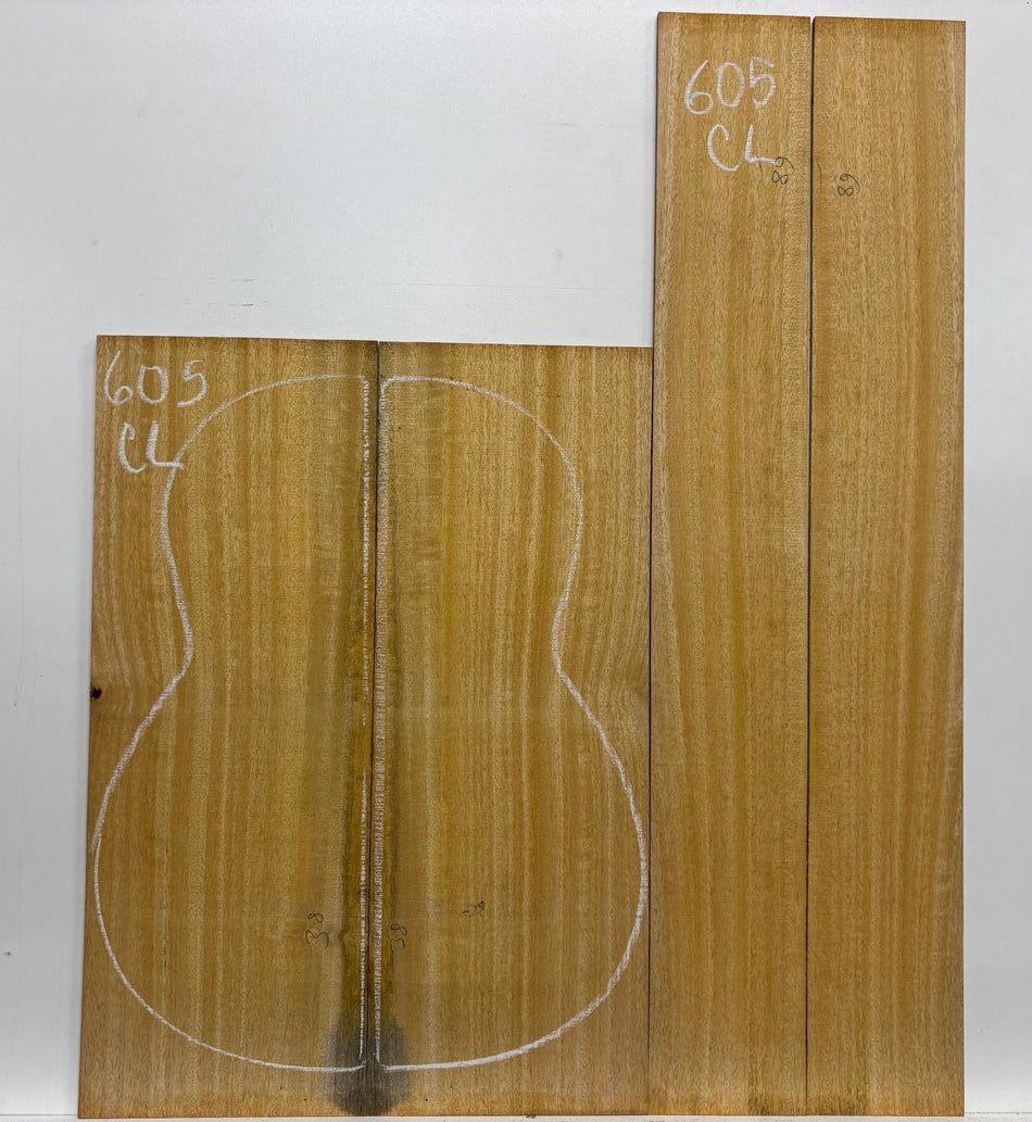 Golden Mango Classical Guitar Back and Side Set #605