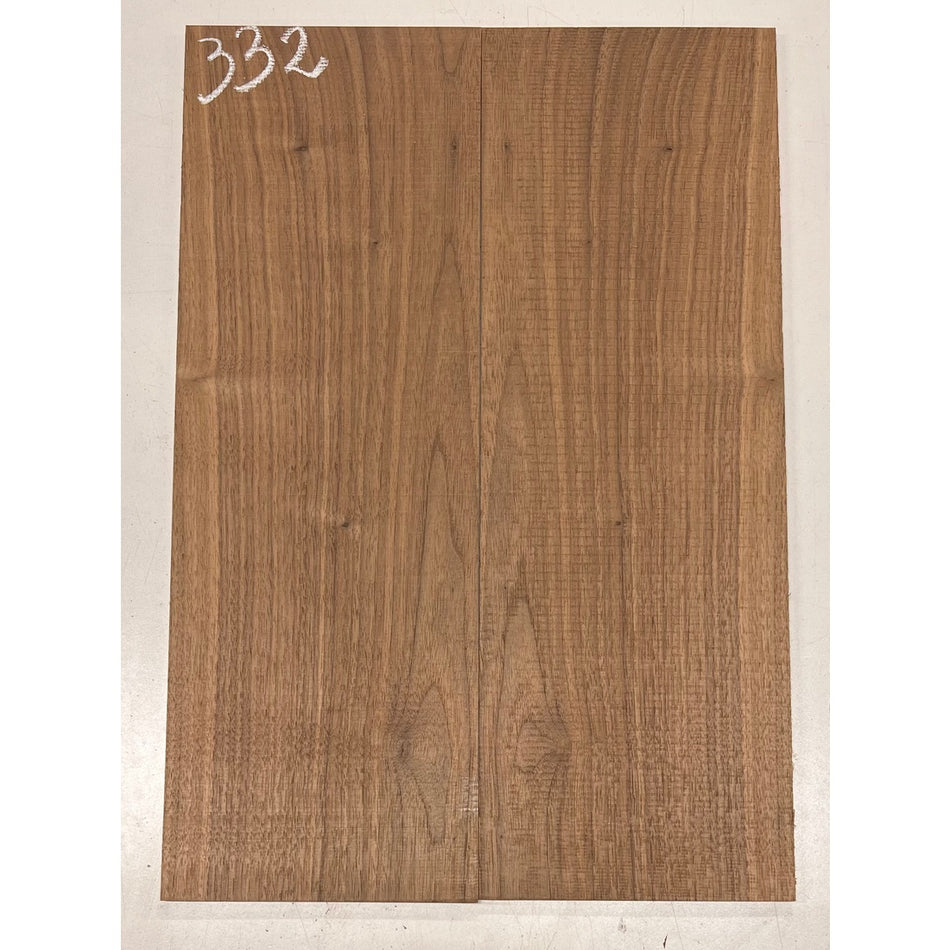 Black Walnut Bookmatched Guitar Drop Tops 21" x 7-1/4" x 1/4" #332 - Exotic Wood Zone - Buy online Across USA 