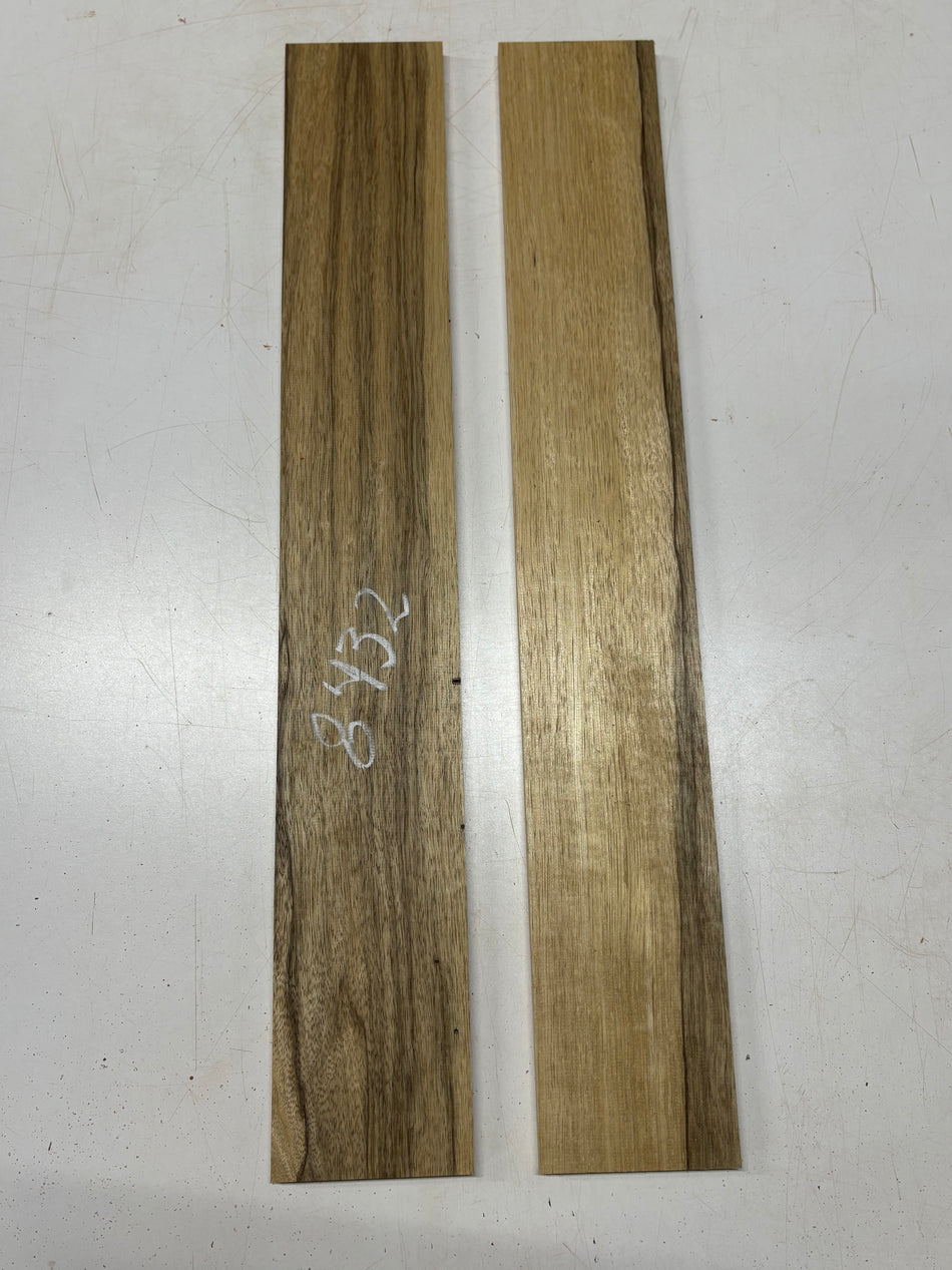 2 Pack, Black Limba Thin Stock Lumber  30"x4-1/2"x1/2" #8432 - Exotic Wood Zone